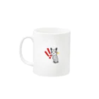 くるるの3大変化マグカップ Mug :left side of the handle