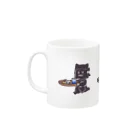 seitamuのさしいれくろごちゃん Mug :left side of the handle