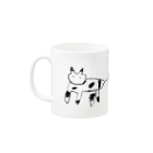 nearly≒equalのかわいい動物 Mug :left side of the handle