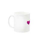 おかしなめがねのheart Mug :left side of the handle