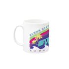 ハワイスタイルクラブのHawaiian monument Mug :left side of the handle