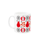 goods_drsの昭和の台所マグ  [その壱]（赤） Mug :left side of the handle