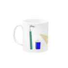 ちよこのぶんぐ Mug :left side of the handle