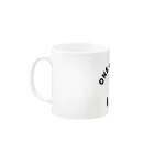 onehappinessのI LOVE DOG　ONEHAPPINESS Mug :left side of the handle