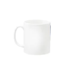 n-designの蒼い Mug :left side of the handle