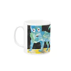 IllustCodeのBig Dog Mug :left side of the handle