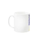 さむろのmemory penguins (beach) Mug :left side of the handle