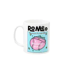 SHOP ROMEO　のRomeo My name is nya-chan マグカップの取っ手の左面