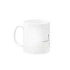 oca U.の生命線 _ dark Mug :left side of the handle