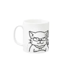 NEKOGETのにゃーん Mug :left side of the handle