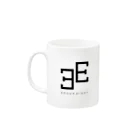 SECOND8のEPOCH EIGHT LOGO #01 Mug :left side of the handle