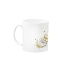 猫鍋の転ぶチャーハンくん Mug :left side of the handle