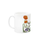 Drecome_Designの 野の花 Mug :left side of the handle