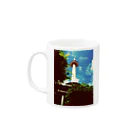 mumu-yaのkyoto tower Mug :left side of the handle