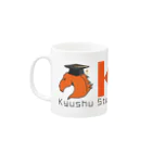 student-kyushuのKSAグッズ Mug :left side of the handle