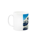 Drecome_Designの 紅富士波乗写楽 Mug :left side of the handle