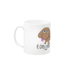 kyo&muのkyo&mu Nagai Dachshund Mug :left side of the handle