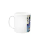 いい感じのおみせのバイク　オートバイ　ヴィンテージ　 エストレヤ 山 Mug :left side of the handle