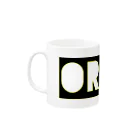 Originのorigin テキストLOGOグッズ Mug :left side of the handle