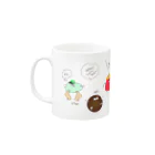 たまちんTVショップの200人記念 Mug :left side of the handle