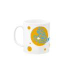 frmeowのがぶねこ　夏みかんver. Mug :left side of the handle