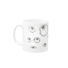 ハムスターと犬の間のhamukenn Mug :left side of the handle