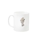 Nooobのrooboくん Mug :left side of the handle