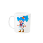 はむりぃマートの海の子、しらなみちゃん Mug :left side of the handle