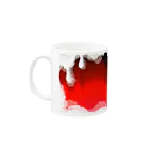〒 表参道 路地裏 49010のBlack ♛ Strawberry Mug :left side of the handle