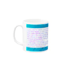 Ruthless Saintの英字 Mug :left side of the handle