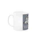 Mash。のWOLF Mug :left side of the handle