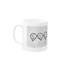 memoniaのマグー Mug :left side of the handle