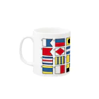 707の国際信号旗 Mug :left side of the handle