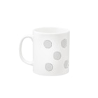 ミラくまのドット柄 Mug :left side of the handle