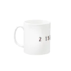 生きるそうめんのPinkの2文字目は"i" Mug :left side of the handle