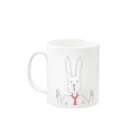 STARRINGの自由のうさぎ Mug :left side of the handle