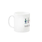 SNOPPI×パラキャリのWe are the world vol.3 Mug :left side of the handle