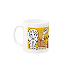 KAWAII工房のスプーンのなかまたち Mug :left side of the handle