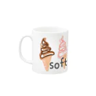 blueHawaiiのsoftcream カラフル Mug :left side of the handle