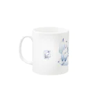 BARE FEET/猫田博人のアザラシつみつみ・グラス Mug :left side of the handle