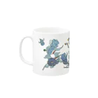 有明ガタァ商会の干潟の水族館 Mug :left side of the handle