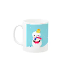 ぷいこのおみせのママだっこ！ Mug :left side of the handle