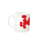 うんこやの3歳のけき Mug :left side of the handle