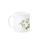 外山康雄　野の花館の雪割草 Mug :left side of the handle