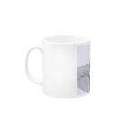 ♱黒野京♱のしろいマグ Mug :left side of the handle