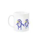 真奈美のスタイリッシュペンギンズ Mug :left side of the handle