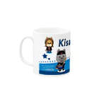 わんぱんにゃんのKisaragi用 マグカップ Mug :left side of the handle