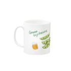 maachan820のGreen soybeans-枝豆- Mug :left side of the handle