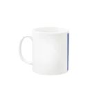 光平洋子のかしこいプーリー犬　azzurro　こもだる。puli illustration  Mug :left side of the handle