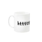 UP BANANAのhttttttttttttps:// Mug :left side of the handle